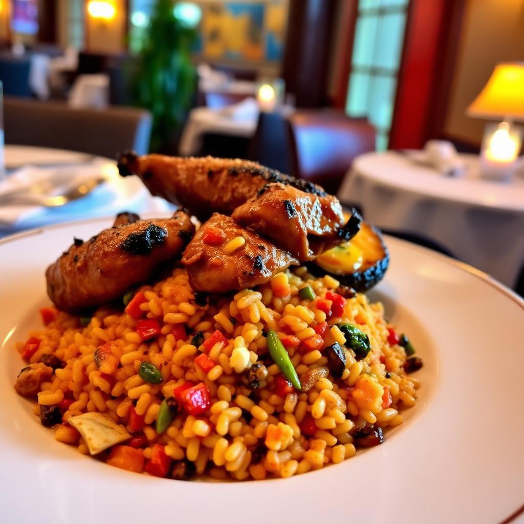 Jollof Rice & Grilled Chicken